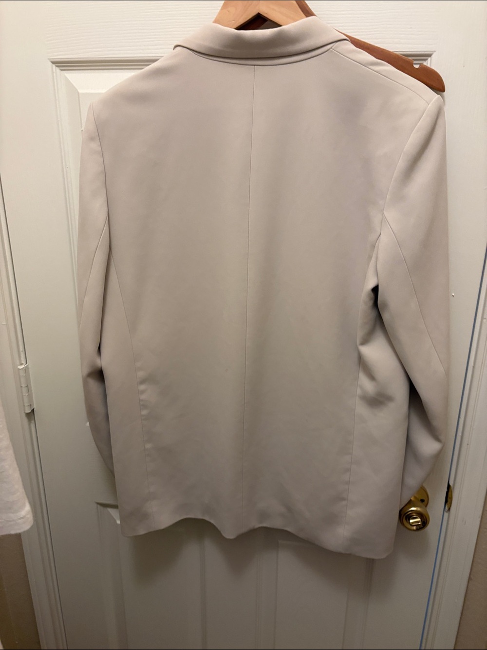 Ba&sh Light Cream Single-Button Lady Jacket size L A103 - Picture 4 of 7